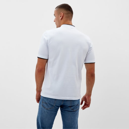 Футболка поло мужская MINAKU REGULAR FIT: белая, р-р 44