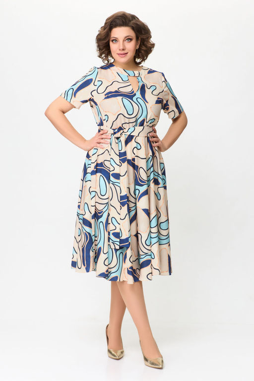 Блуза Swallow 803.2 черный+серебряный узор фото 1114