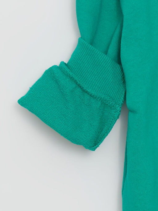 Bisiklet Yaka Uzun Kollu Bask?l? Erkek Bebek Sweatshirt - Waikiki фото 2