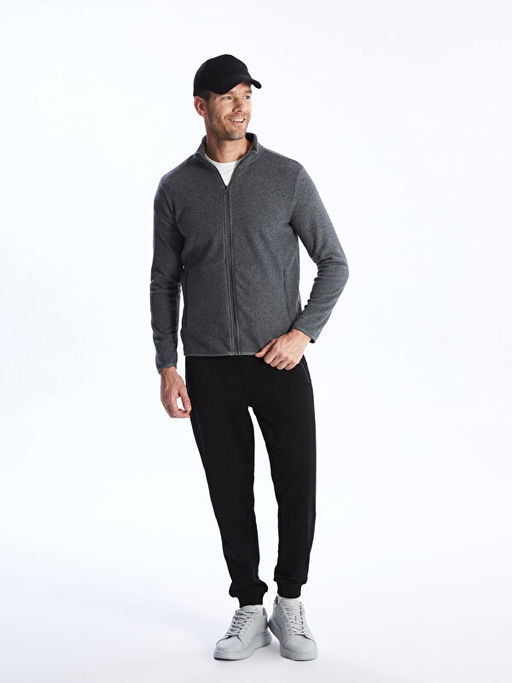 Dik Yaka Uzun Kollu Erkek Polar H?rka