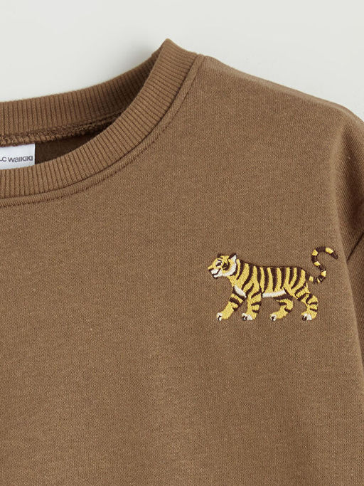 Nak??l? Erkek ?ocuk Kal?n Sweatshirt