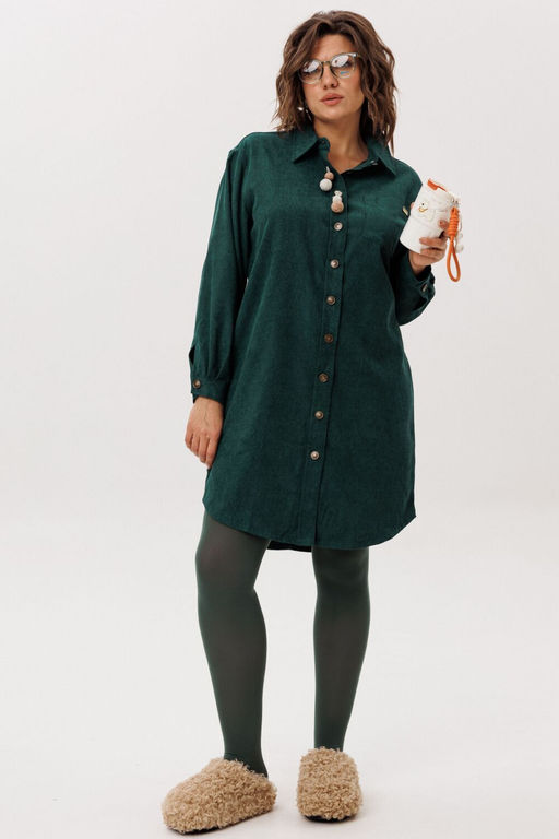 Платье ANELLI 1771 изумрудная мягкость