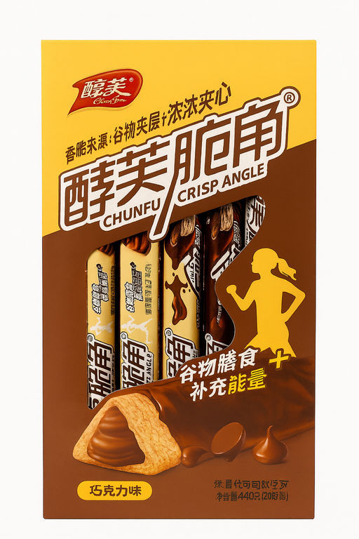 Хрустящие фитнес трубочки с Шоколадной начинкой (20 шт) 440 гр. - Sweet Joys фото 5