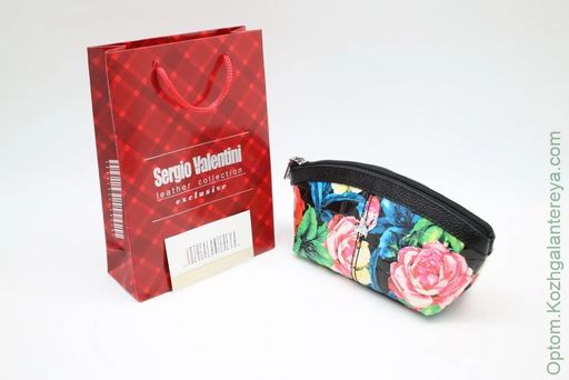 Женская кожаная косметичка Sergio Valentini СВ 3269-5008  фото 6