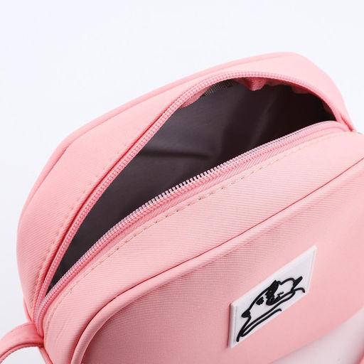 Сумка кросс-боди на молнии, цвет розовый - Nazamok фото 7