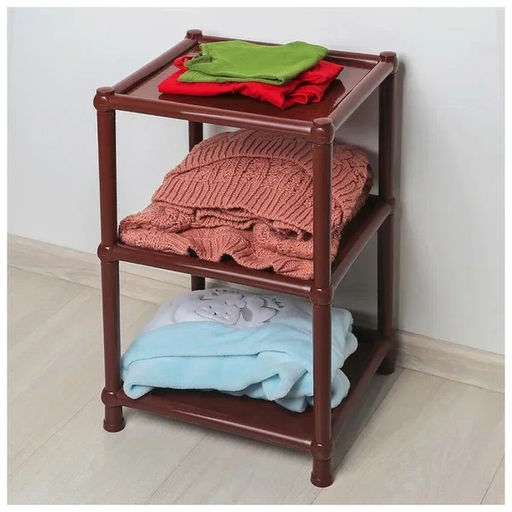 Этажерка универсальная-1 3-полки С968 (корич) - Bella Cucina фото 2