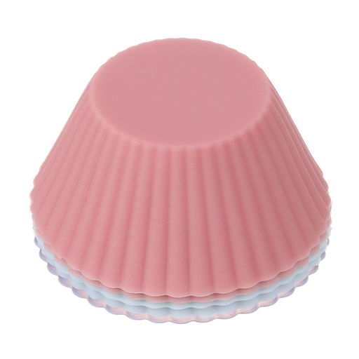 Формы для выпечки кексов/маффинов силиконовые 5шт. 7х3,5см (856-090)
