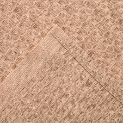 Простыня вафельная для бани Экономь и Я 150х180 см, цвет бежевый 100% хл, 200 гр/м2  фото 3