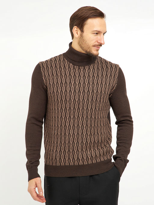 водолазка мужская с узором - Glenfield фото 3