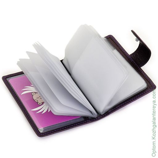 Женская кожаная визитница Sergio Valentini СВ 8143-010  фото 2