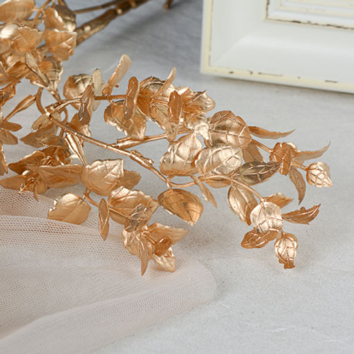 Ветка декоративная 100 см / GT-168 /уп 125/500/золото - ГалеонТрейд фото 4