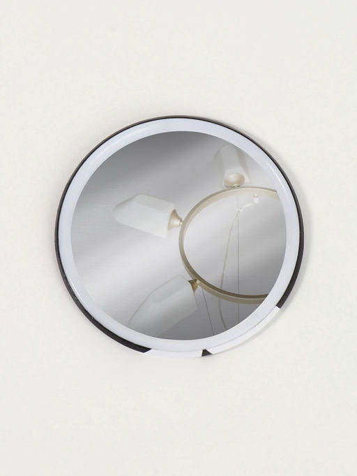 Цена за 3 шт. Зеркало карманное «Гусь», d=7 см, чёрное