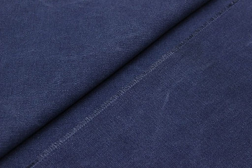 Ткань интерьерная цв.Синий мрамор, ш.1.45м, хлопок-80%, п/э-20%, 500гр/м.кв - Купава фото 2