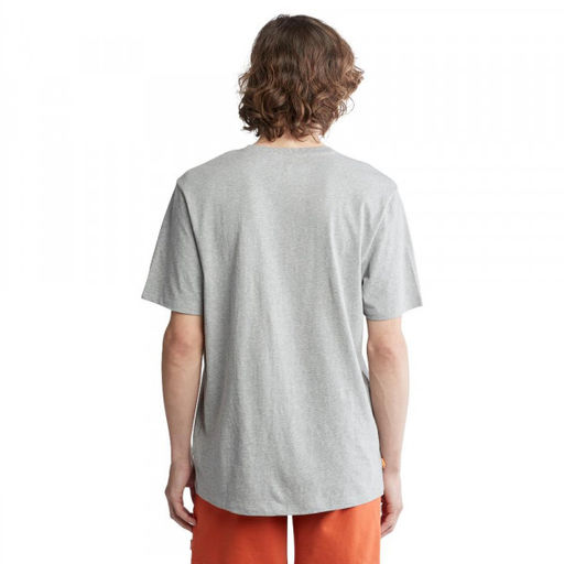 Мужская футболка Timberland SS NNH Front Graphic Tee Regular серая  фото 2
