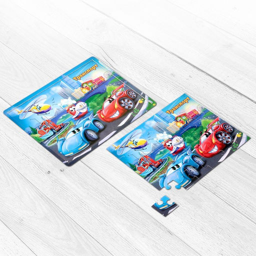 Пазл большой Транспорт, 30 элементов - Лесная мастерская фото 3