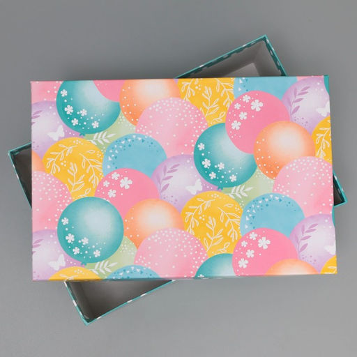 Коробка подарочная, упаковка, «С днем рождения», 28 х 18.5 х 11.5 см