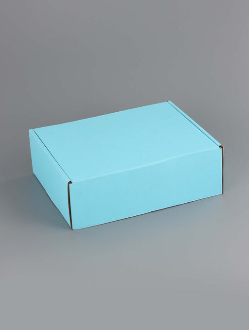 Цена за 2 шт. Коробка складная «Голубая» для подарков, хранения и отправки посылок, 27×21×9 см