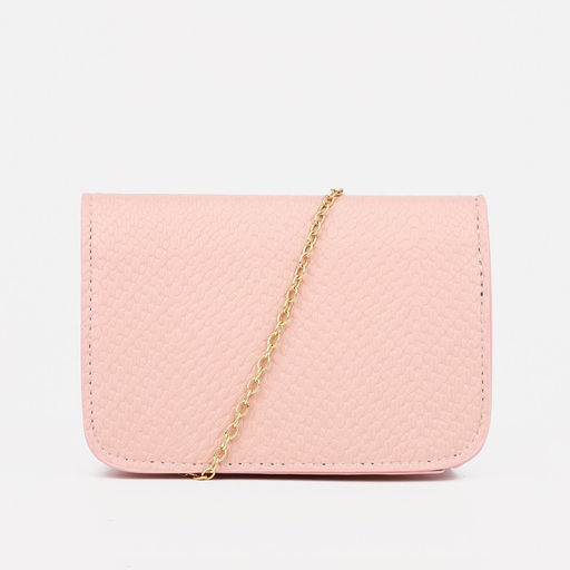 Сумка детская на молнии, длинная цепь, цвет розовый - Simaland фото 2