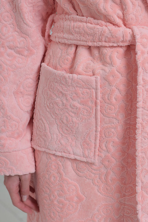 Халат жаккардовый стриженный (велюр) односторонний женский - Vladi collection фото 7