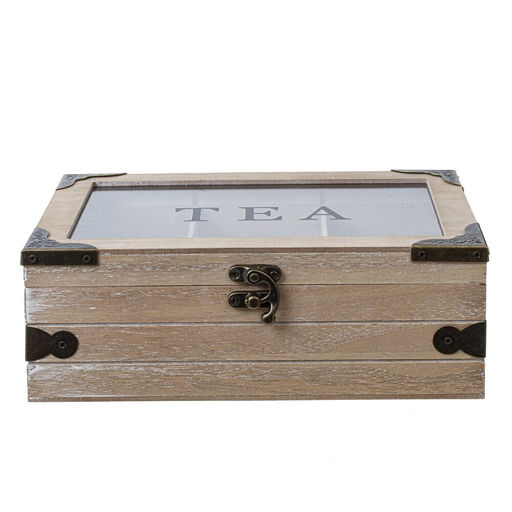 Шкатулка для чайных пакетиков, L24 W16,5 H8,5 см - Remeco фото 4