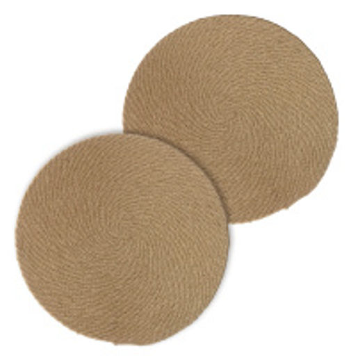 VAL OR12-PM-30S2 Плейсмат, джут, D30 см, набор 2 шт., ORIGINAL, шт