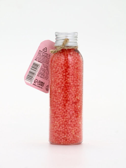 Жемчуг для ванны во флаконе, 85 г, аромат малиновый раф, URAL LAB