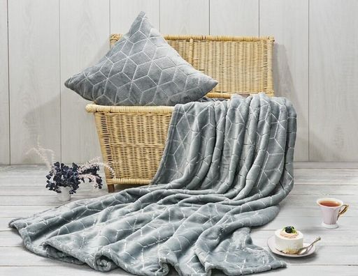 Покрывало-плед Ночная гавань фланель 150*200 см. - Лен поволжья фото 2