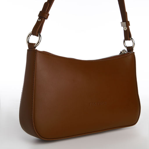 Сумка женская TEXTURA, маленький размер, цвет коричневый  фото 2