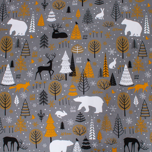 Покрывало 1.5 сп «Этель» Let it snow, 150×215 см, 100% хлопок