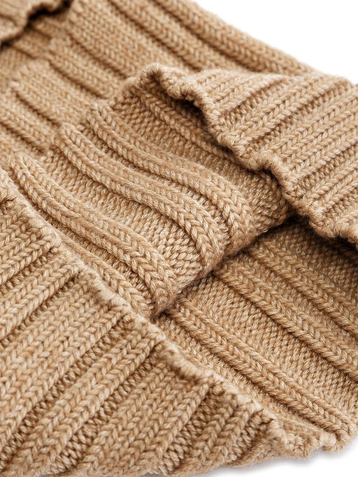 Шапка жен. шерсть+акр LB-N88046 beige - Labbra фото 4
