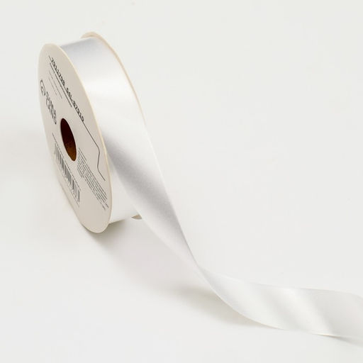 Лента для декора и подарков, белая, 2 см х 45 м - UPAK LAND фото 3
