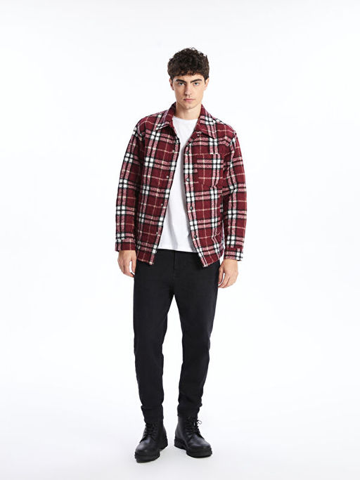 Standart Kal?p G?mlek Yaka Erkek Mont