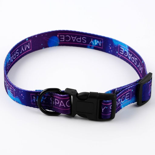 Набор MY SPACE, застёжка - фастекс, поводок 2 м и ошейник 28-46 см - Пушистое счастье фото 5