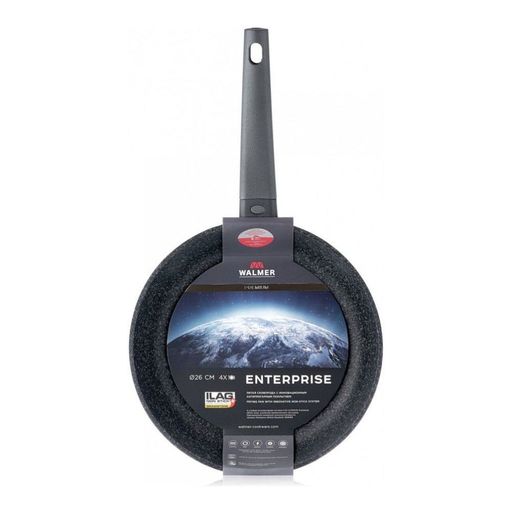 Сковорода с антипригарным покрытием Walmer Enterprise, 26 см, цвет черный  фото 7