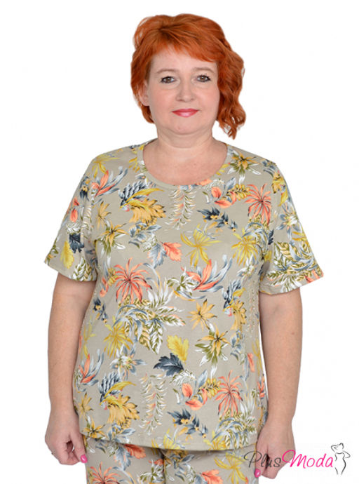 Футболка Модель №1205 размеры 44-84 - Plusmoda фото 9