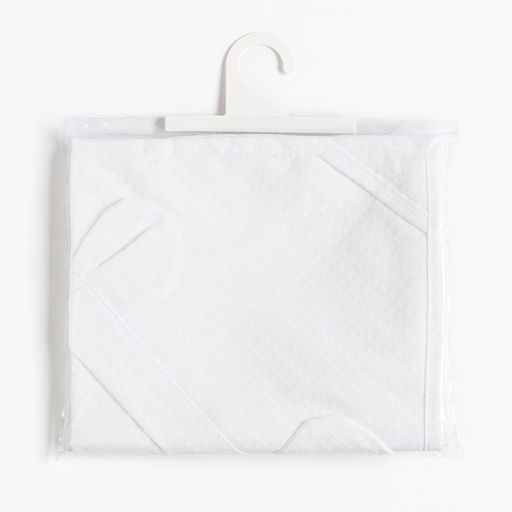 Детский вафельный уголок Экономь и Я 90х90 см, белый, 100% хлопок, 200 г/м2  фото 7