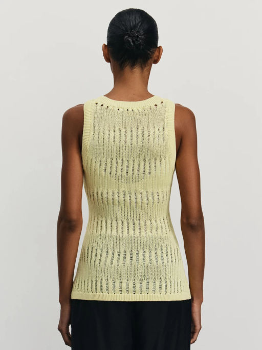 Майка ажурной вязки из вискозы / Zarina  фото 5