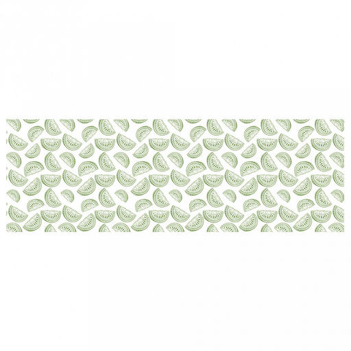 Скатерть-дорожка на стол 145х50см "Астурия зеленый", рогожка (хлопок 100%) 171г/м2, упаковка классическая, пакет ПВХ 28х41см, "Домашняя мода" (Россия)