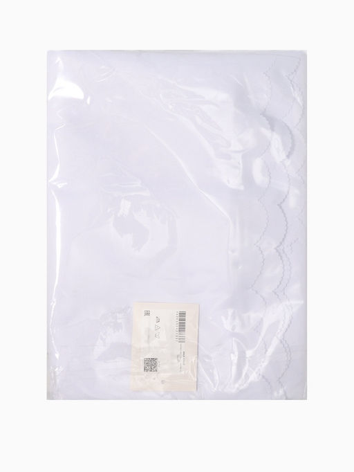 Скатерть «Доляна», однотонная, белая, 140×260 см