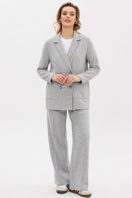 Костюм GO F3078/50-04.170-176 серый меланж