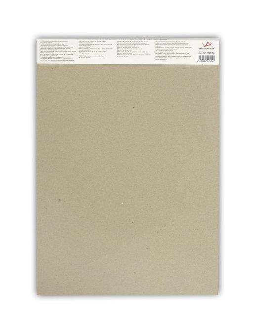 VISTA-ARTISTA Альбом для масляной живописи PON-A4 230 г/м2 A4 30 х 21 см склейка с одной стороны в полиэтиленовой пленке 20 л. Мегаполис текстура льна