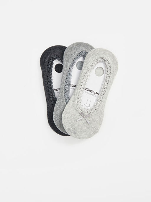 Kurdele Detayl? Babet ?orap 3l?