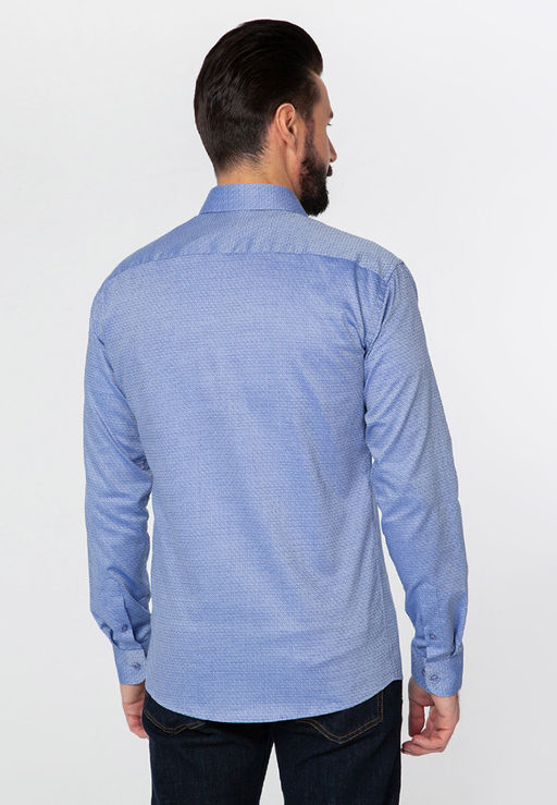 Сорочка мужская длинный рукав GREG 223/131/8715/Z/1 STRETCH_GB  фото 4