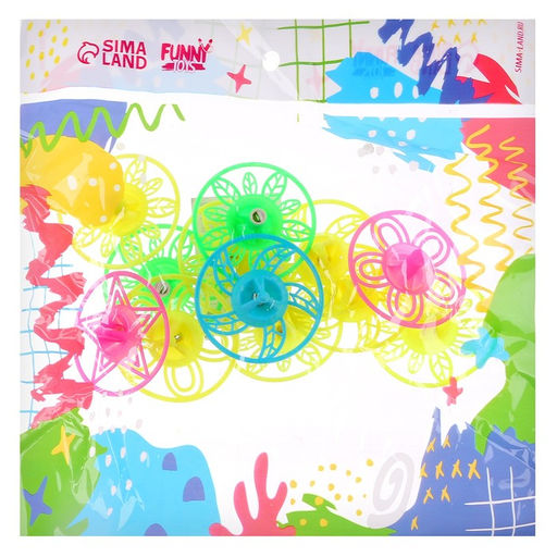 Цена за 24 шт. Волчок Торнадо со свистком, виды МИКС - Simaland фото 5