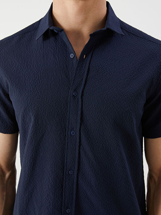 Regular Fit K?sa Kollu Arm?rl? Erkek G?mlek