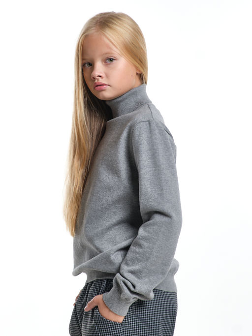 Джемпер (водолазка) 33-12240 т.серый