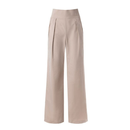 Брюки женские хлопковые MINAKU: Enjoy, серо-розовые, размер 50