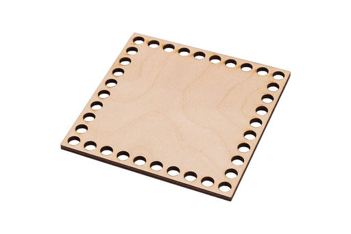 Заготовка для декорирования Mr. Carving БА-10 Панно с перфорацией Квадрат фанера 12 х 12 х 0.4 см  фото 3