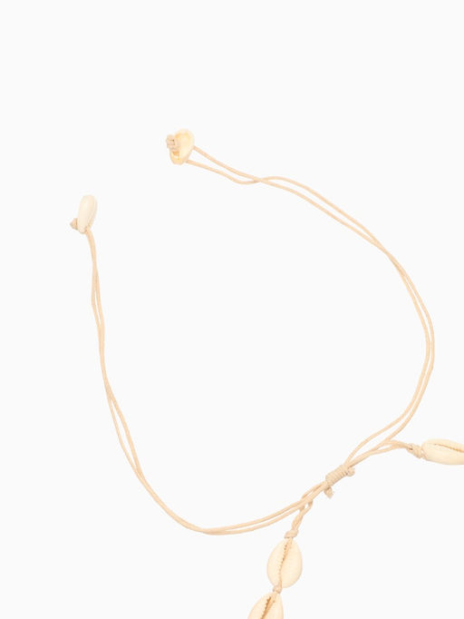 Ожерелье из ракушек «Мали», длина 35 см, бежевый