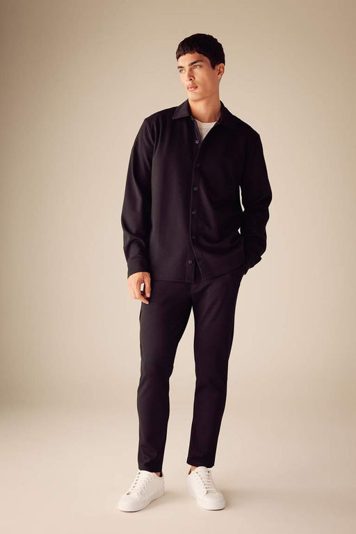 Рубашка стандартного кроя с длинным рукавом - Defacto фото 2